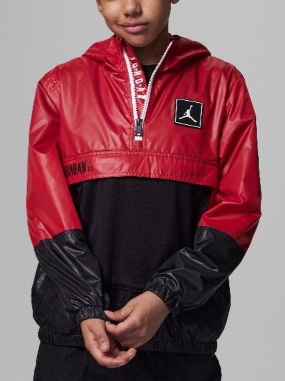Jordan Half-Zip Pullover Windbreaker - Boys
